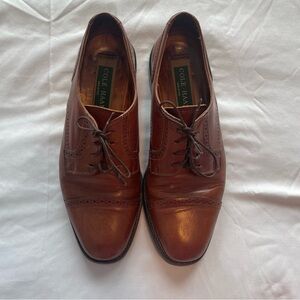 Cole Haan Men's Brown Leather‎ Lace-Up Dress Shoes size 9